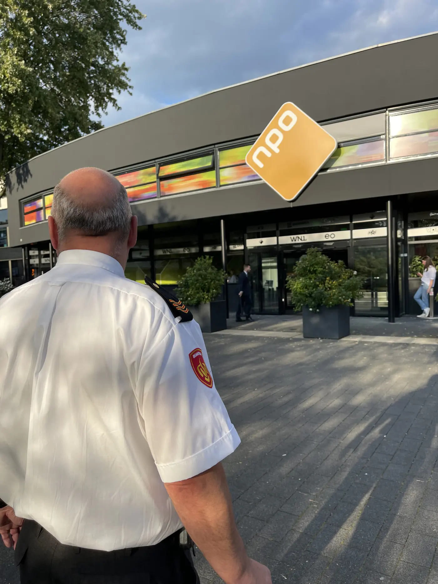 Neeltje en William van Event Safety Service on site at an event