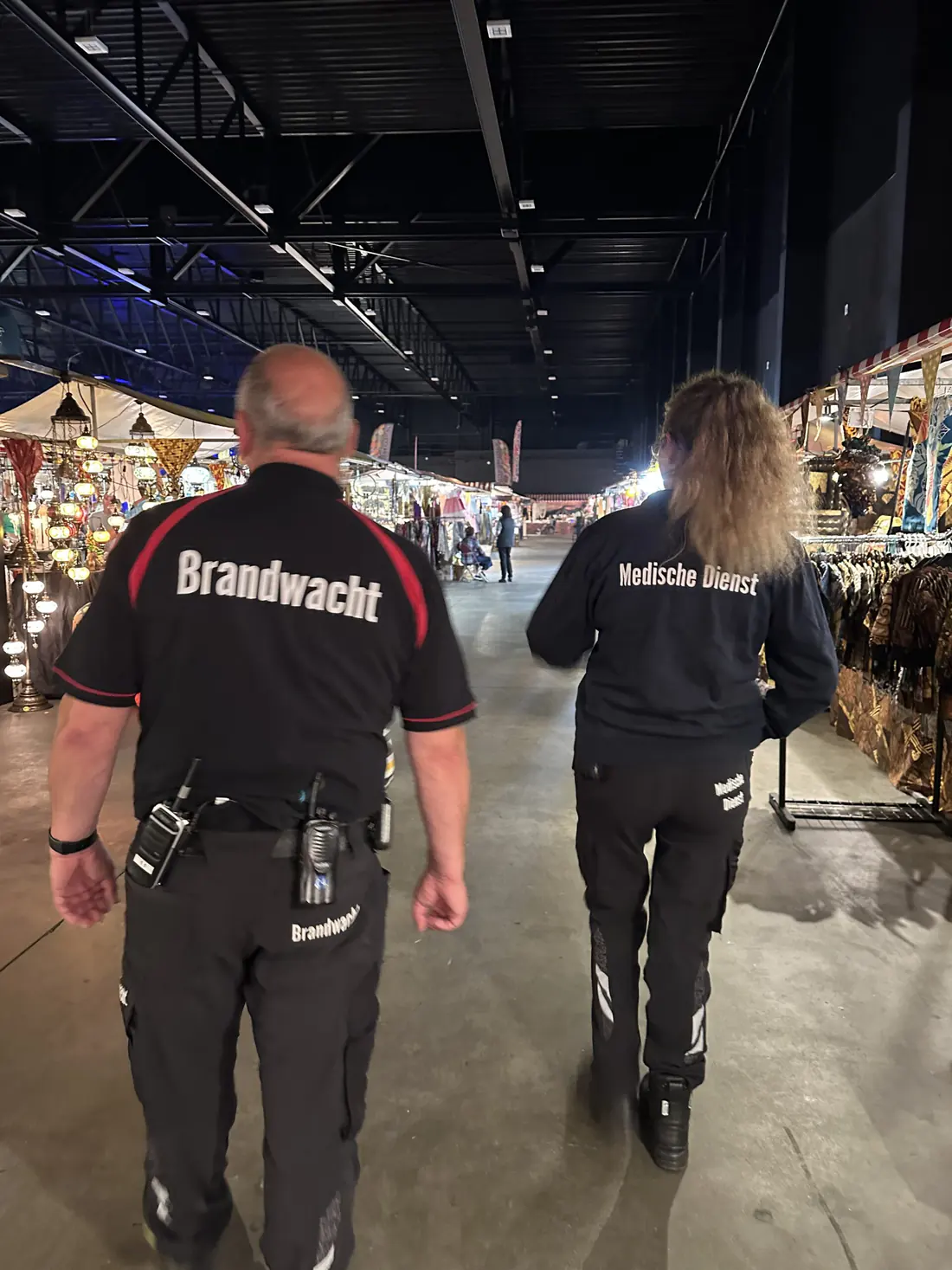 Zorgverleners van Event Safety Service op locatie