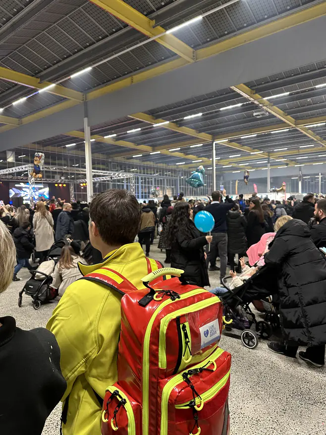Zorgverleners van Event Safety Service op locatie